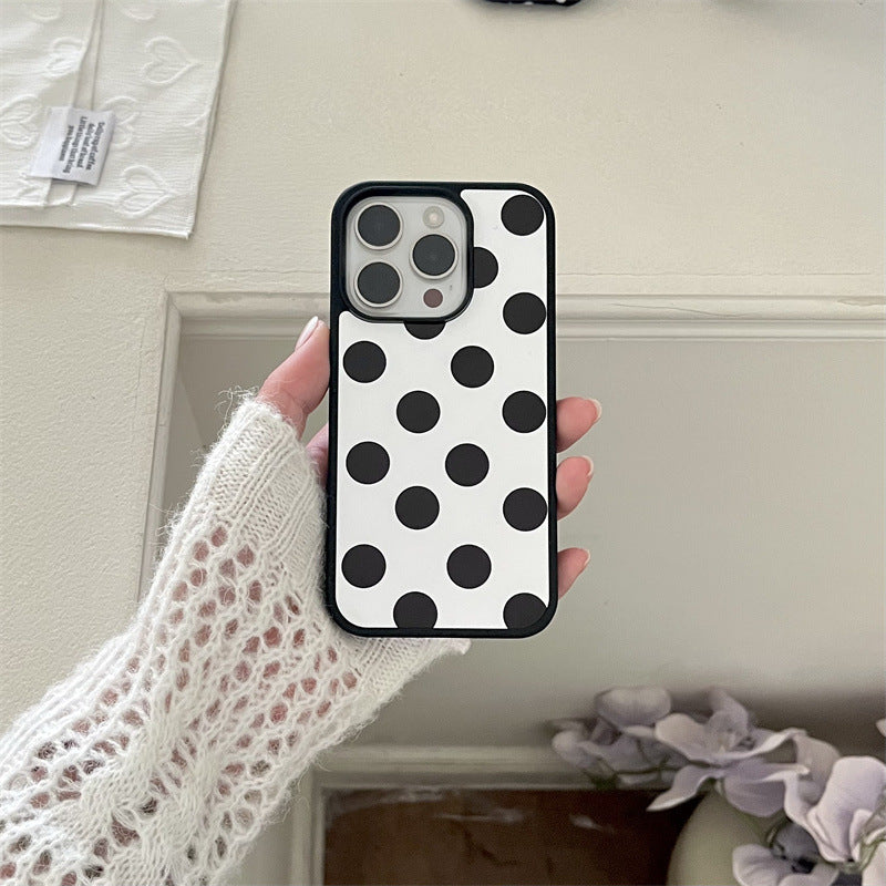 Einfache Punkt-Diamant stoßfeste Handyhülle