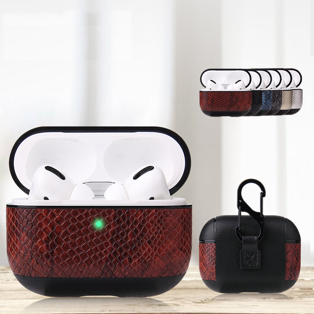 Kompatibel mit Apple, Lederhülle für AirPods Pro