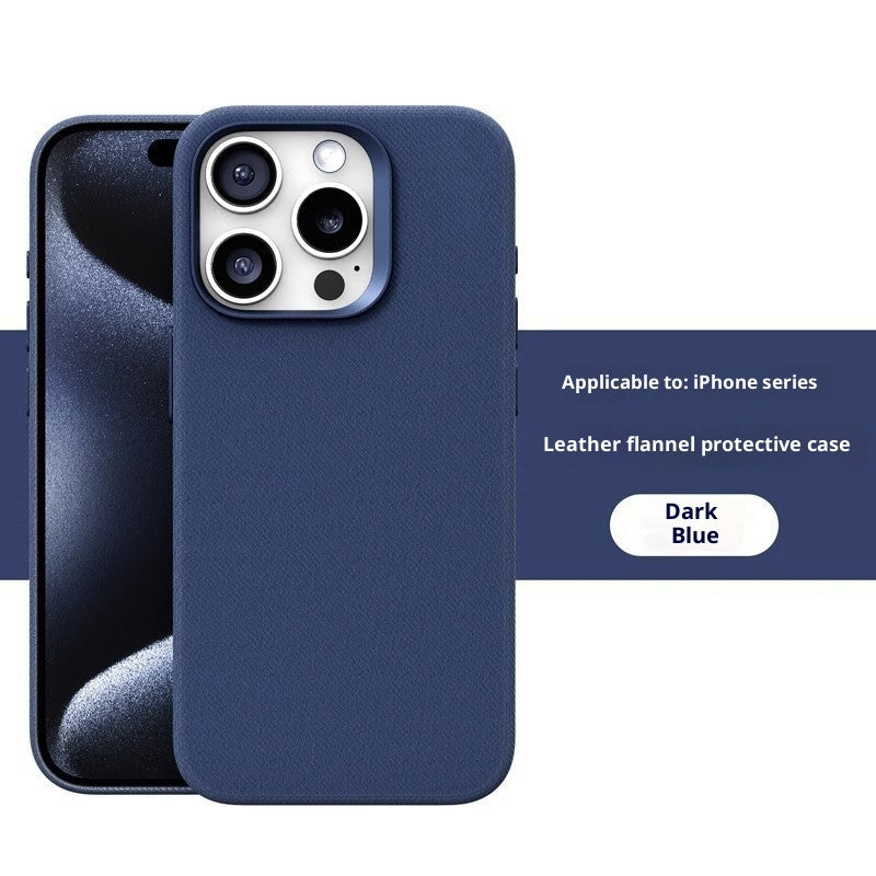 Leder-Flanell-Stoff Magnetische Handyhülle