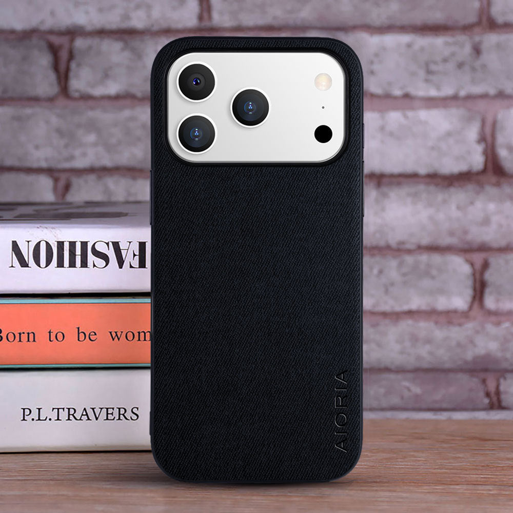 Einfaches Handyhülle-Muster aus echtem Stoff