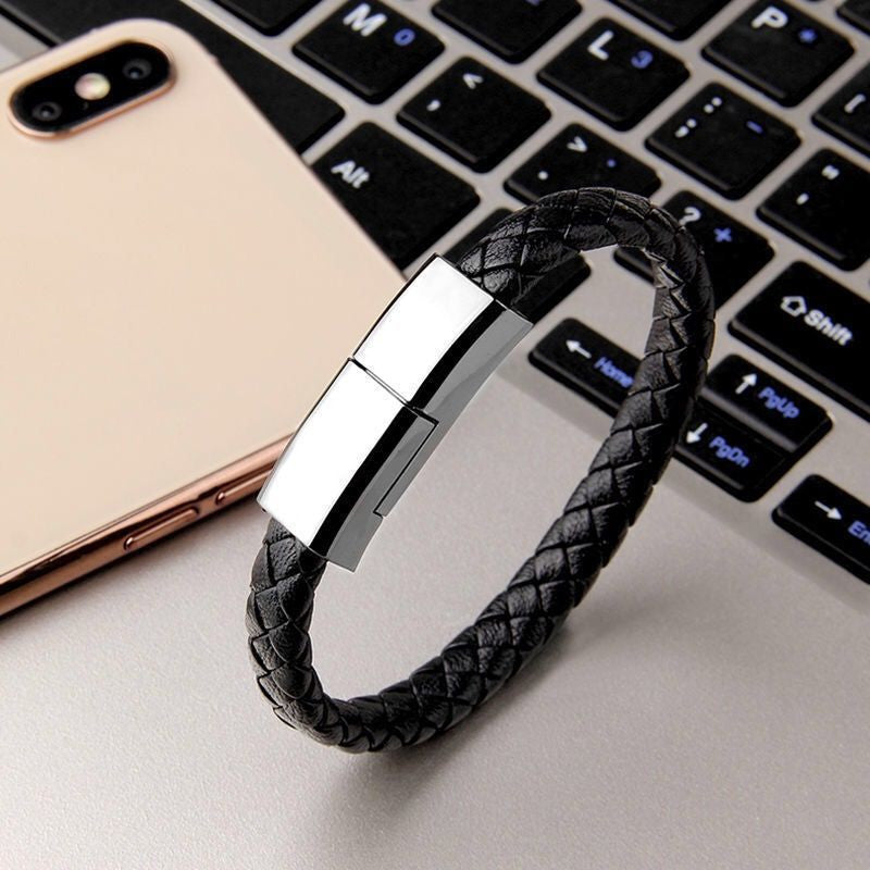 Armband-Ladekabel für iPhone & USB-C