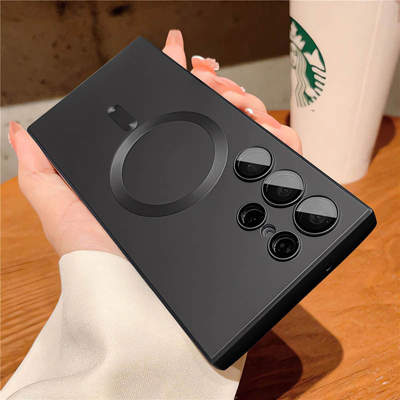 Handyhülle Magnetisch All-in-One S23FE Matt S22u Linsenschutz Weiche Hülle