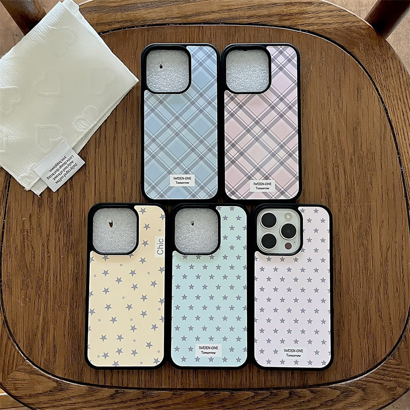 Einfache Punkt-Diamant stoßfeste Handyhülle