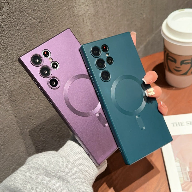 Handyhülle Magnetisch All-in-One S23FE Matt S22u Linsenschutz Weiche Hülle