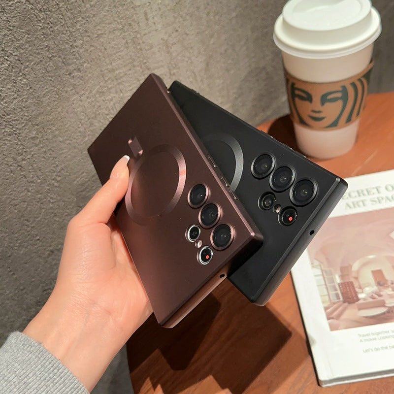 Handyhülle Magnetisch All-in-One S23FE Matt S22u Linsenschutz Weiche Hülle