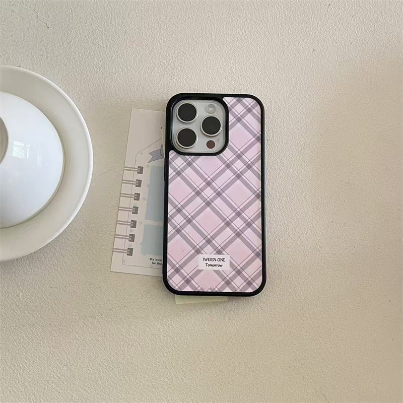 Einfache Punkt-Diamant stoßfeste Handyhülle