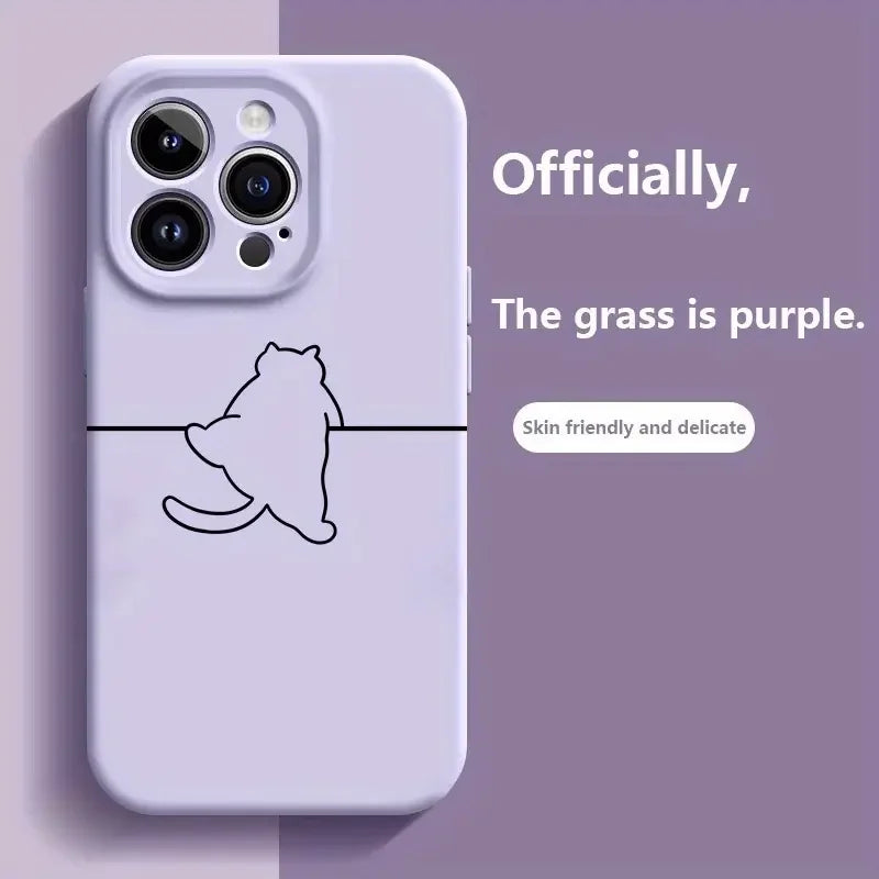 Anime-Muster Weiche TPU-Handyhülle Vollschutz Stoß- und Fallschutz