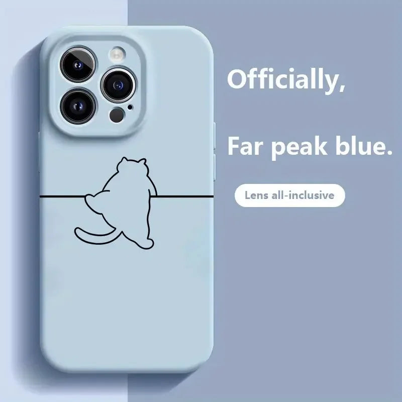 Anime-Muster Weiche TPU-Handyhülle Vollschutz Stoß- und Fallschutz