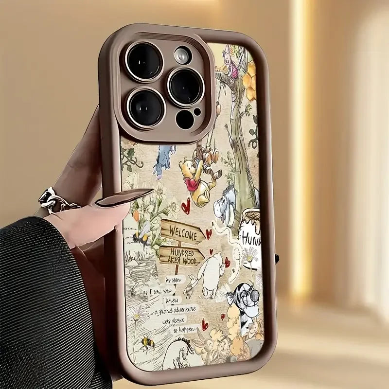 Anime-Muster Weiche TPU-Handyhülle Vollschutz Stoß- und Fallschutz