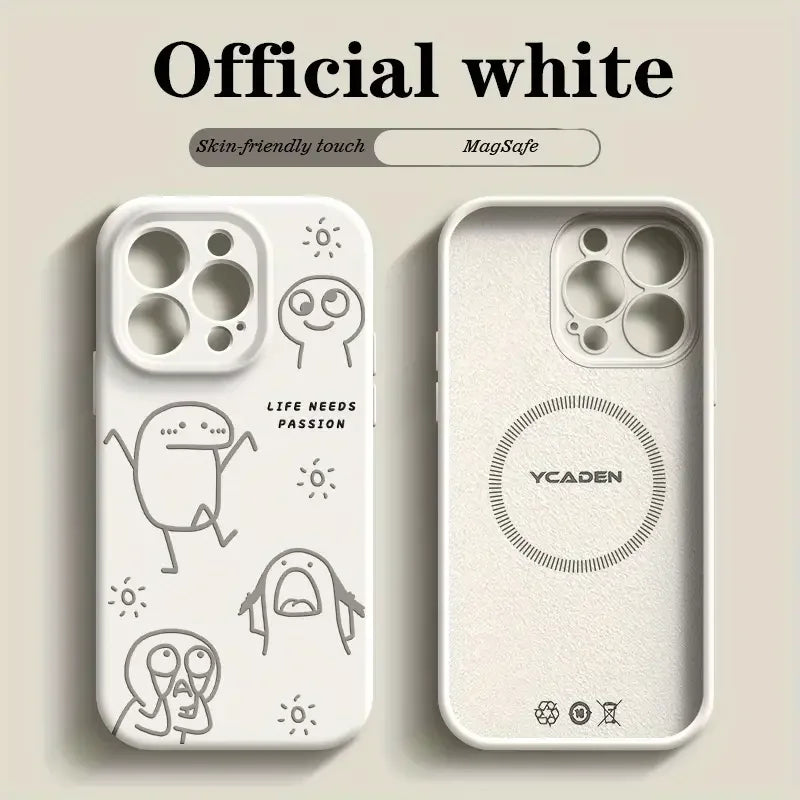 Anime-Muster Weiche TPU-Handyhülle Vollschutz Stoß- und Fallschutz