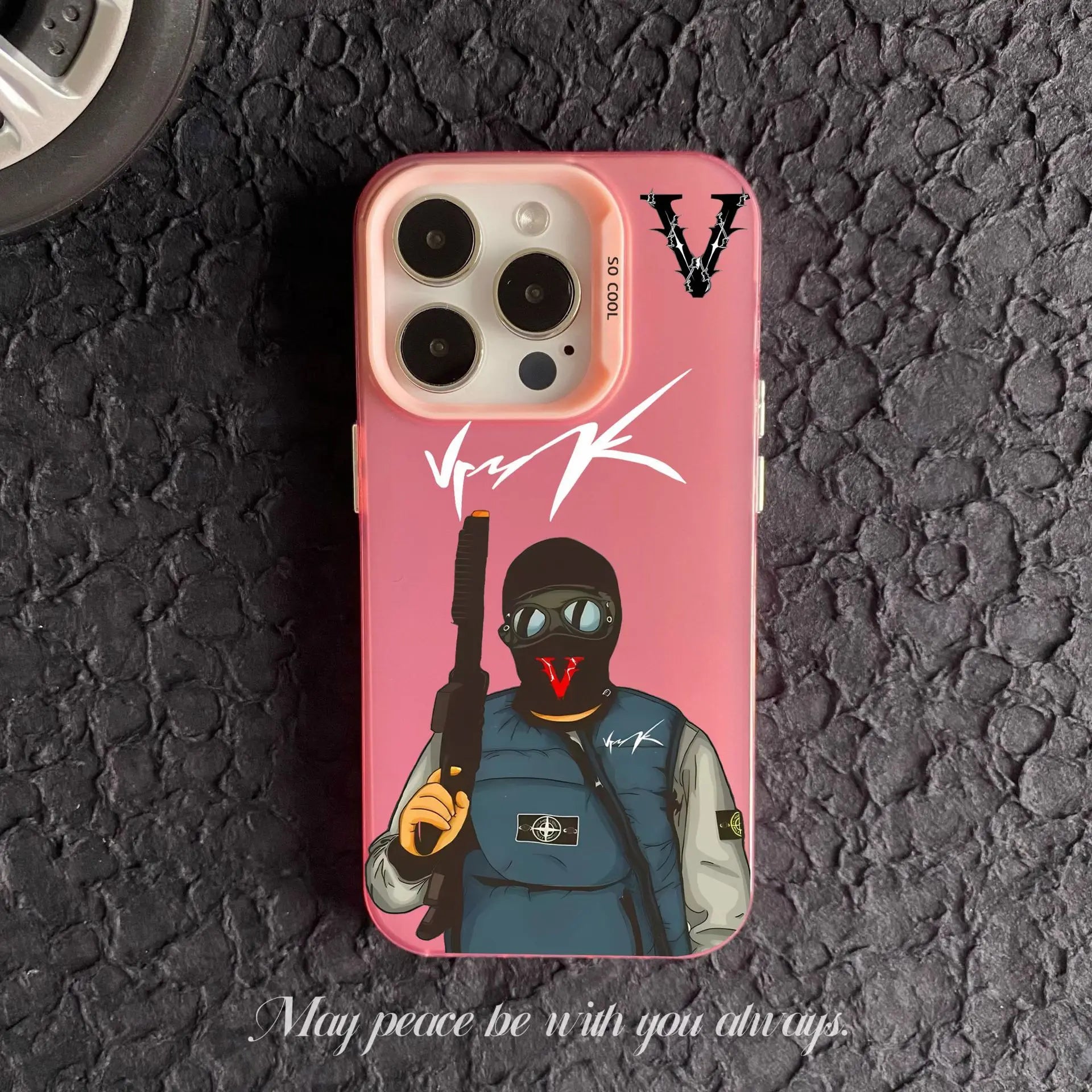 Trendige CP VRUNK Farbe Silber Handyhülle Schale Funda Coque Rückseite für Mobiltelefon