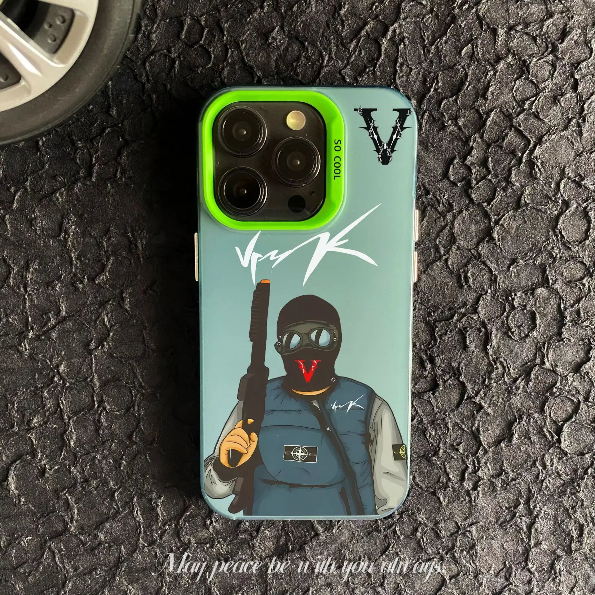 Trendige CP VRUNK Farbe Silber Handyhülle Schale Funda Coque Rückseite für Mobiltelefon