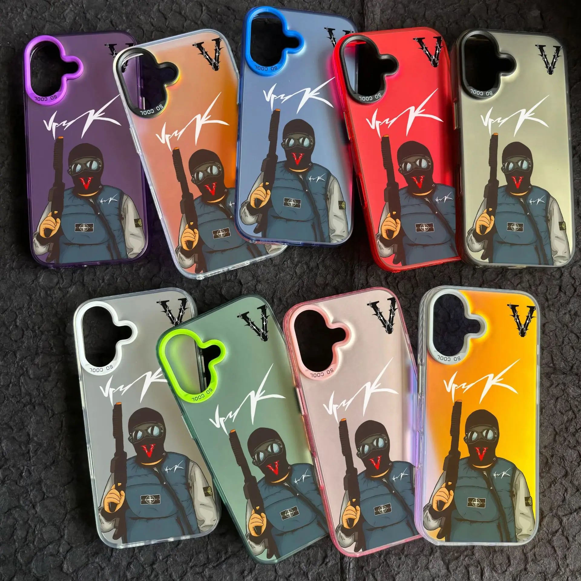 Trendige CP VRUNK Farbe Silber Handyhülle Schale Funda Coque Rückseite für Mobiltelefon