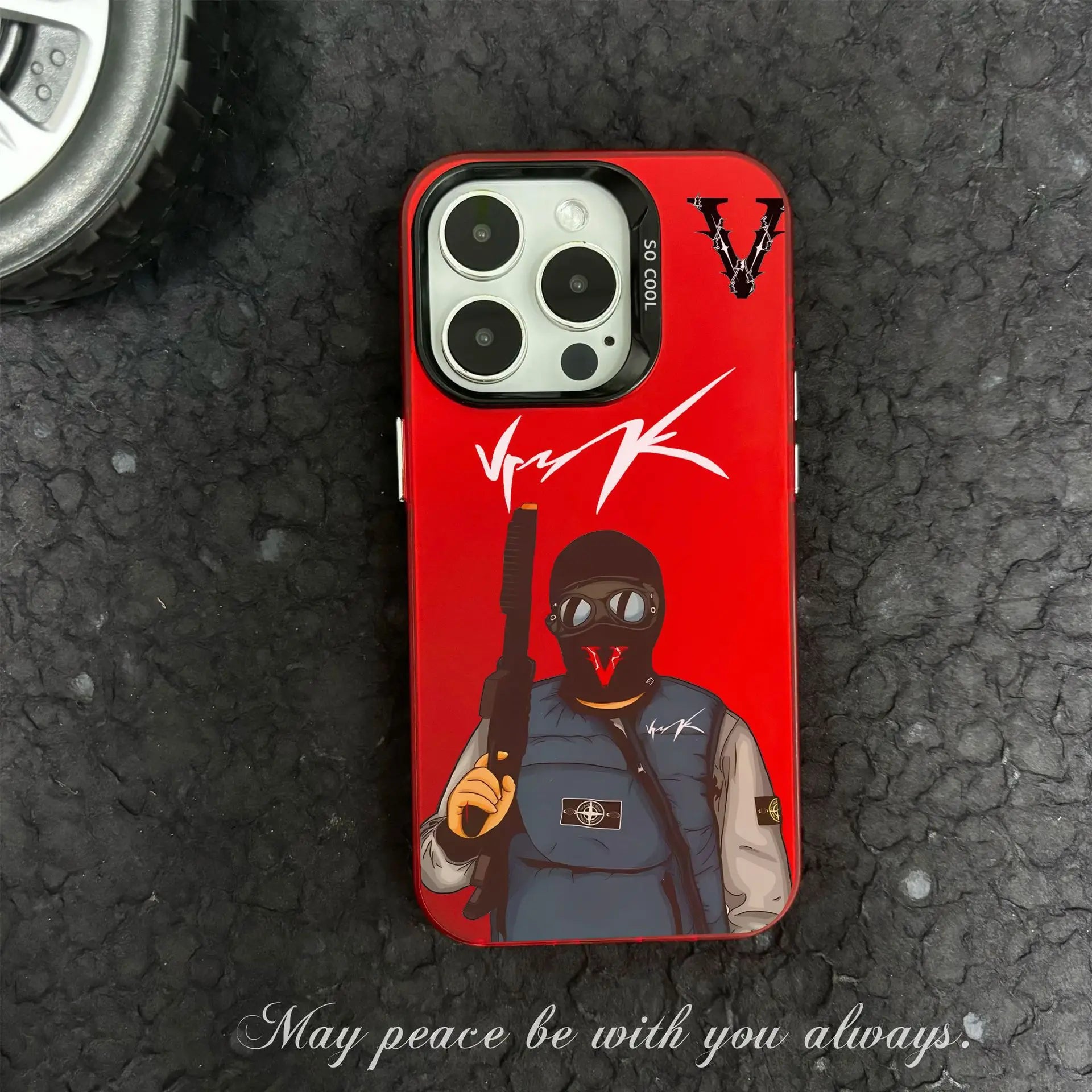 Trendige CP VRUNK Farbe Silber Handyhülle Schale Funda Coque Rückseite für Mobiltelefon