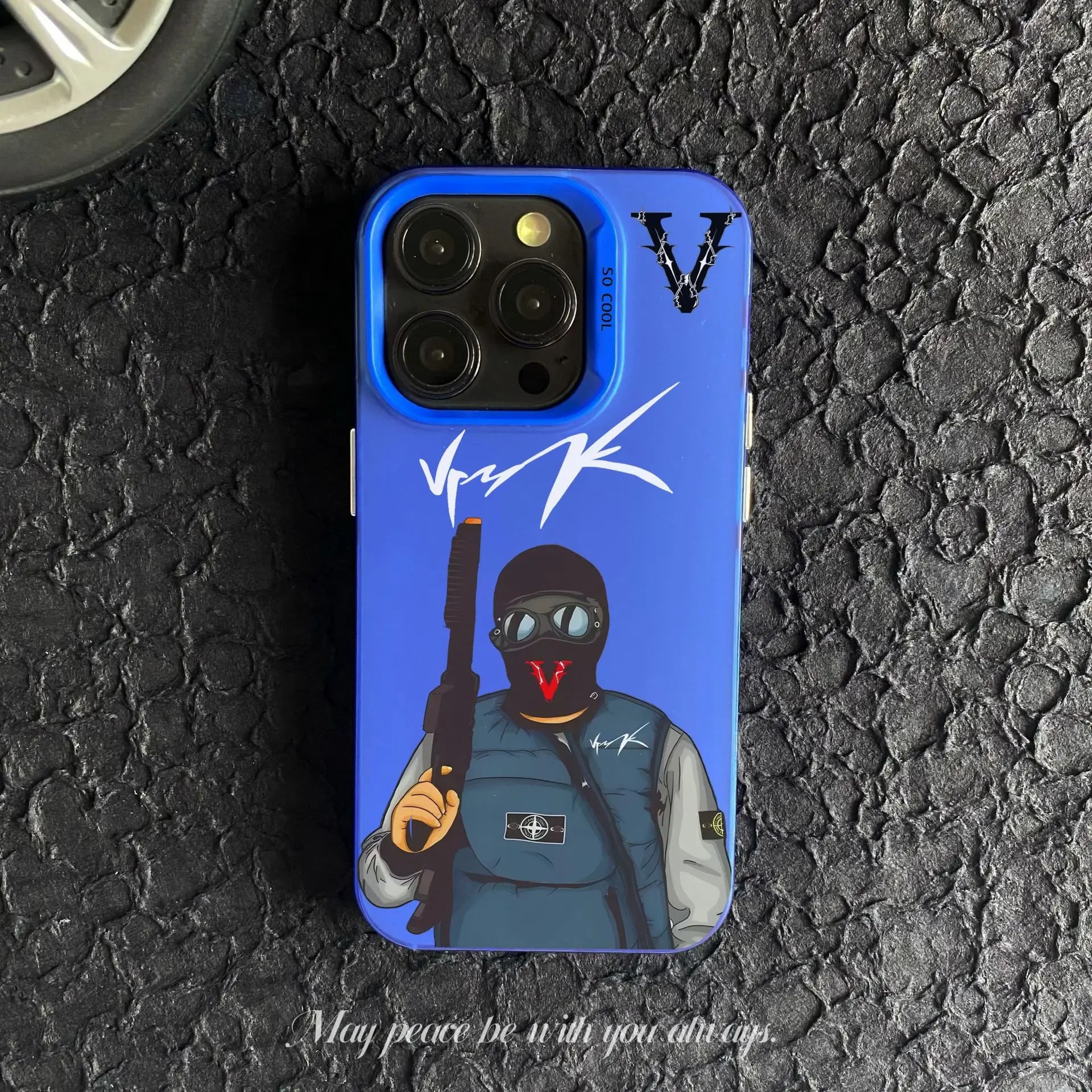 Trendige CP VRUNK Farbe Silber Handyhülle Schale Funda Coque Rückseite für Mobiltelefon