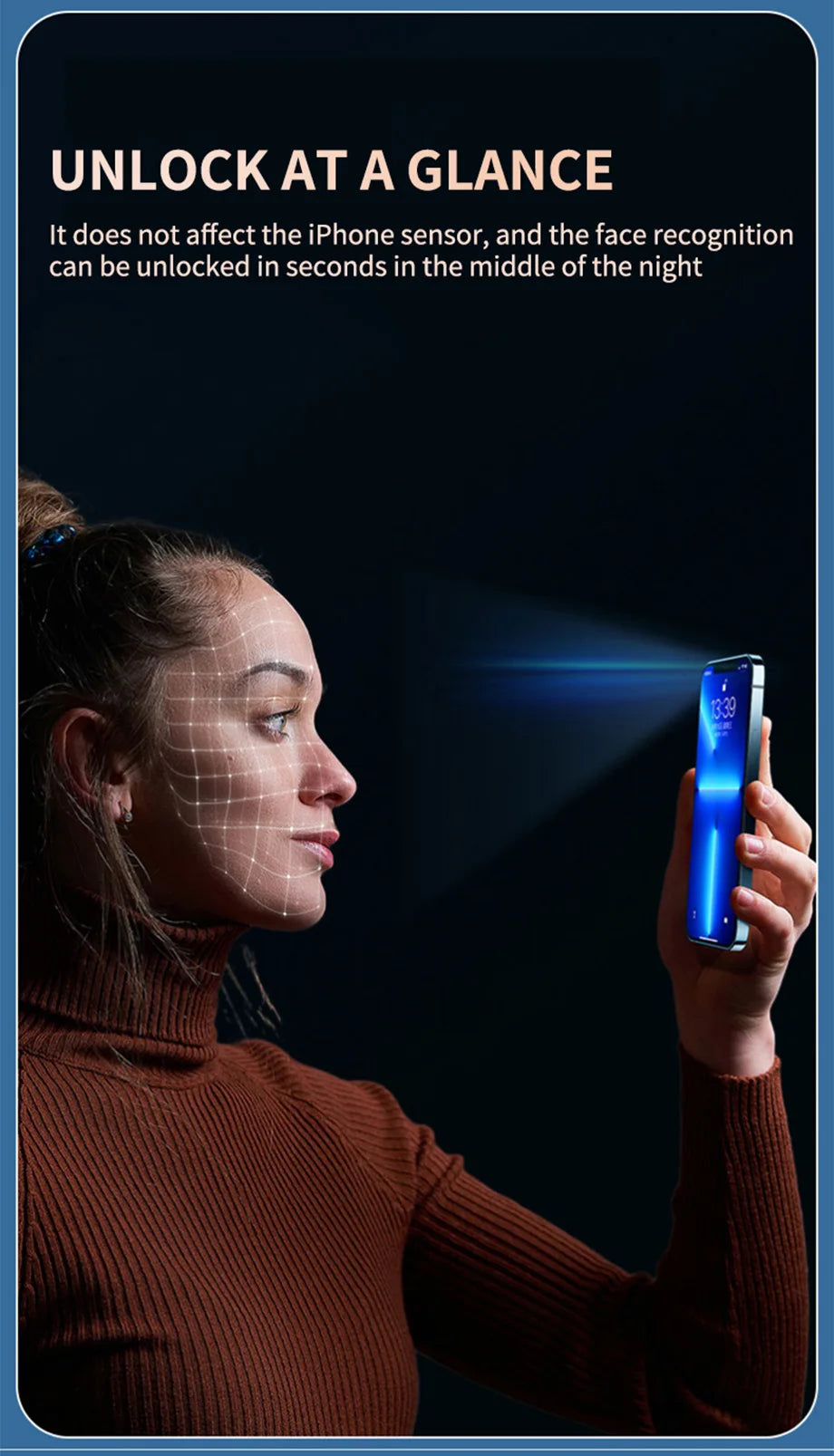 1–4er-Set Privacy-Panzerglas für iPhone