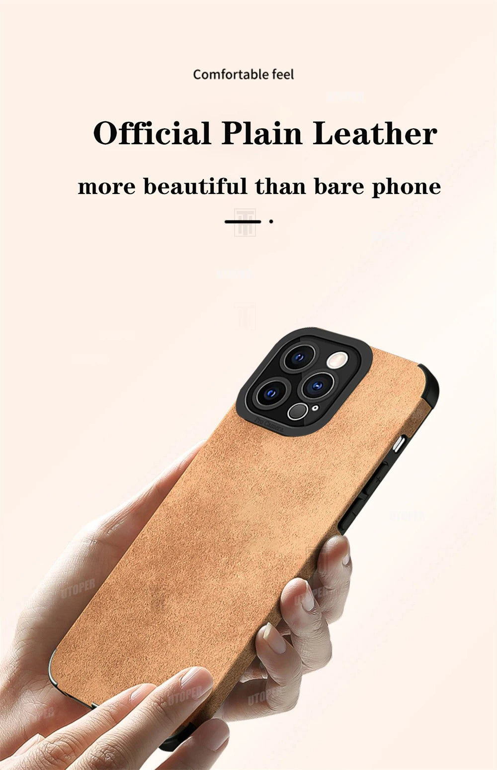 Business Wildleder Anti-Rutsch-Hülle mit Rundumschutz