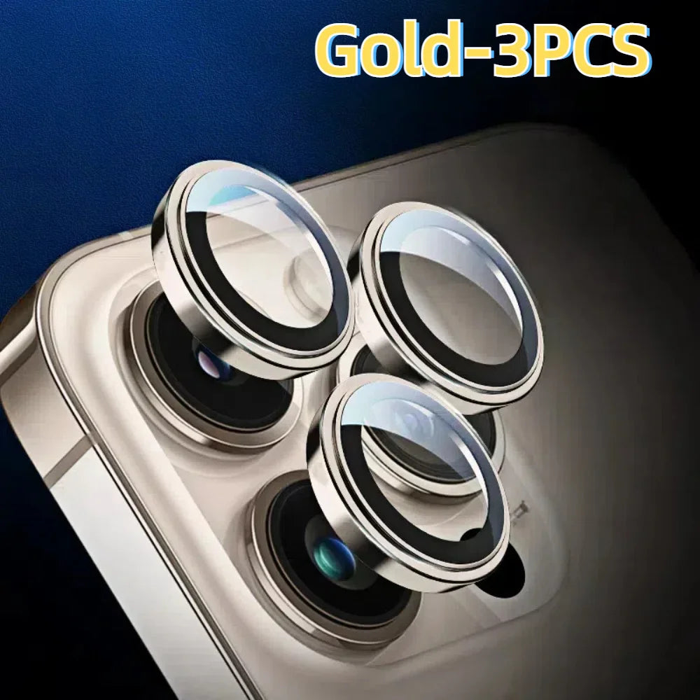 3er-Set Panzerglas für iPhone-Kamera