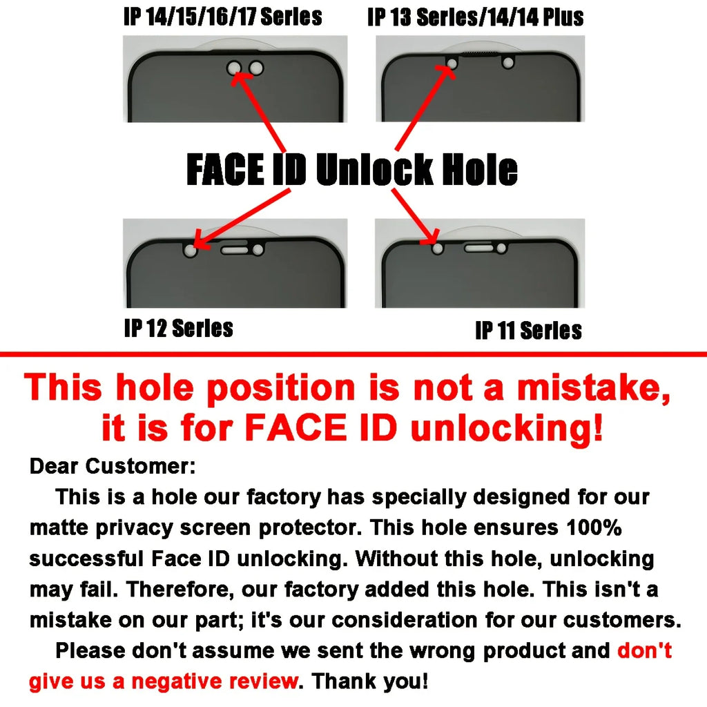 NNBILI 3er-Set mattes Panzerglas, staubfrei