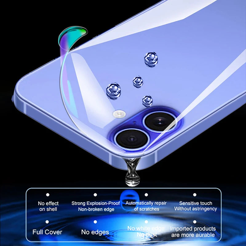 4-in-1 flexibler Hydrogel-Folien-Schutz für iPhone