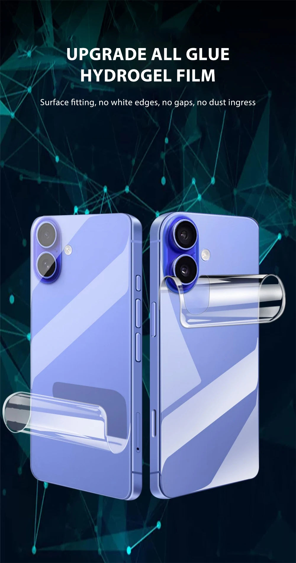 4-in-1 flexibler Hydrogel-Folien-Schutz für iPhone