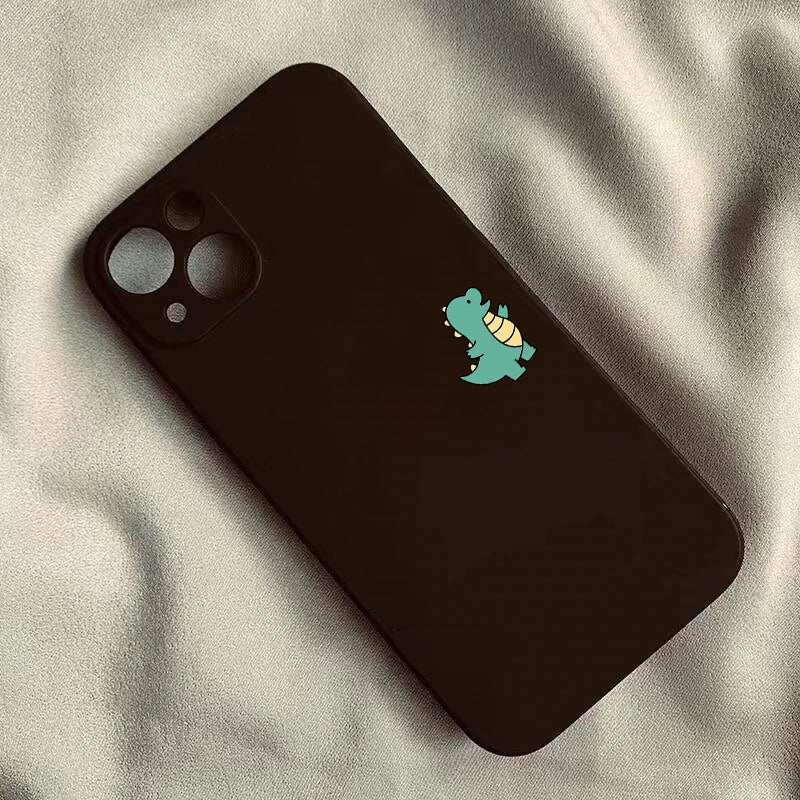 Niedliche Dinosaurier-Handyhülle für Paare, rutschfest und stoßsicher