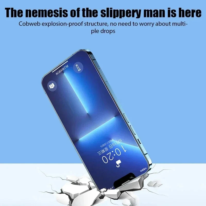 4er-Set mattes Panzerglas für iPhone