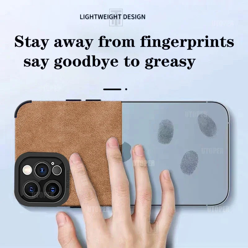 Business Wildleder Anti-Rutsch-Hülle mit Rundumschutz