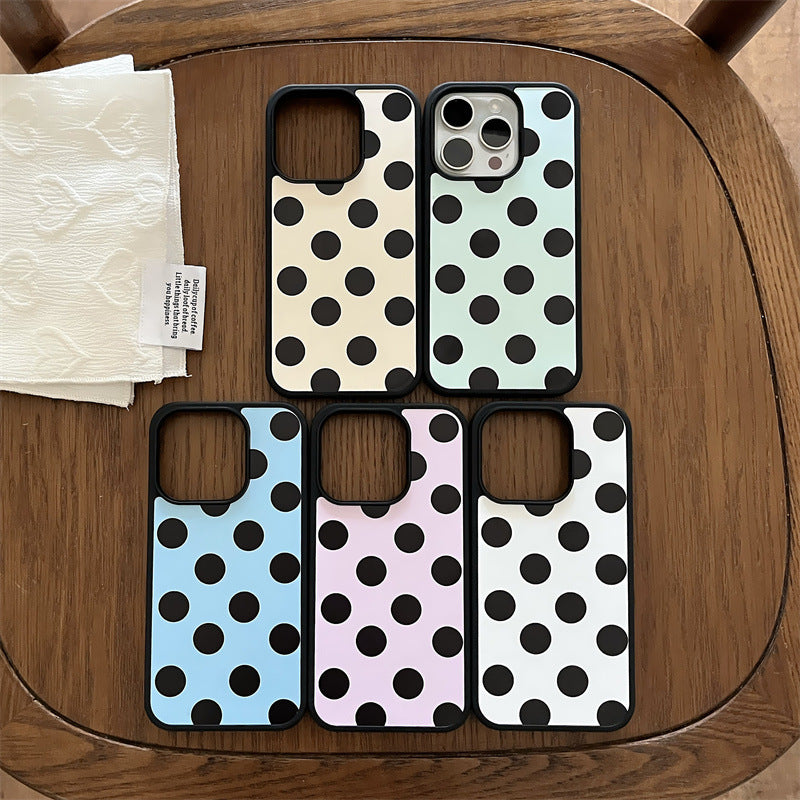 Einfache Punkt-Diamant stoßfeste Handyhülle