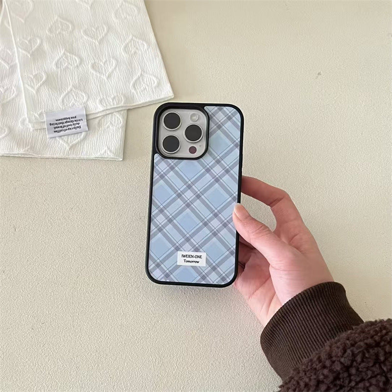 Einfache Punkt-Diamant stoßfeste Handyhülle