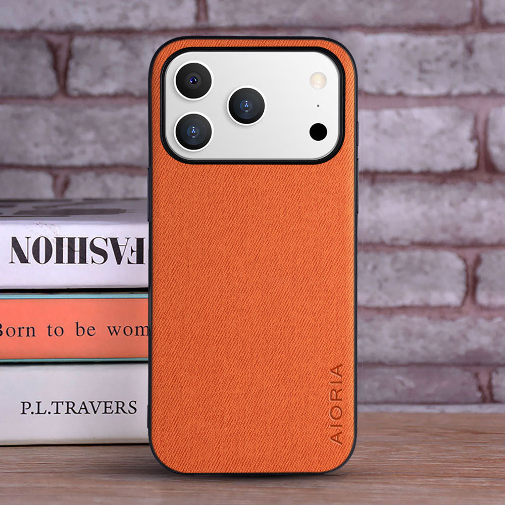 Einfaches Handyhülle-Muster aus echtem Stoff