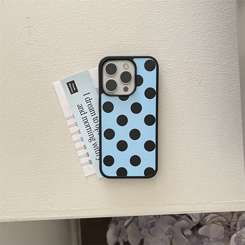 Einfache Punkt-Diamant stoßfeste Handyhülle