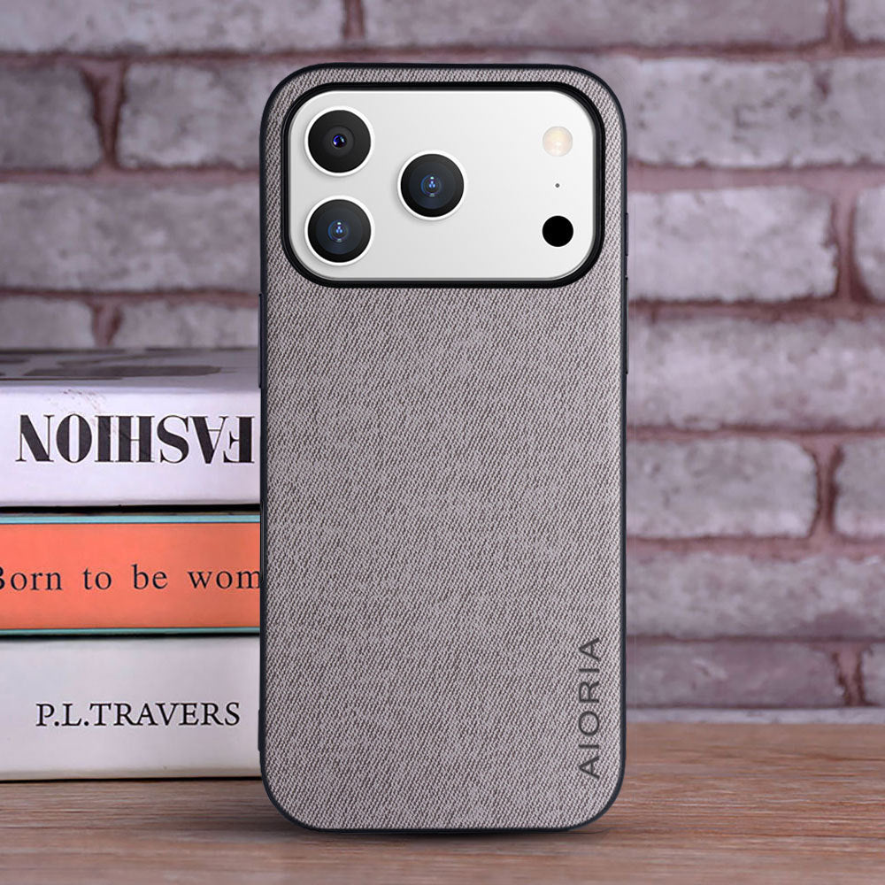 Einfaches Handyhülle-Muster aus echtem Stoff