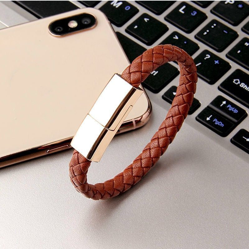 Armband-Ladekabel für iPhone & USB-C